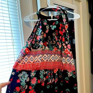 Floral halter Jumpsuit!